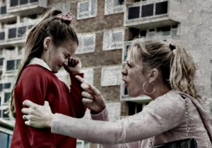 Mother yelling at daughter