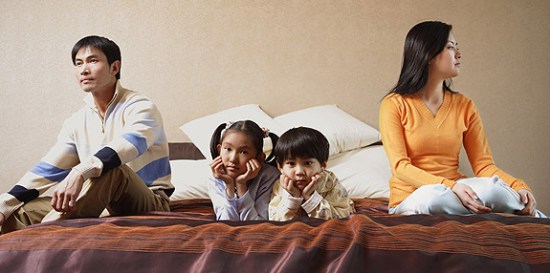 Asian American family