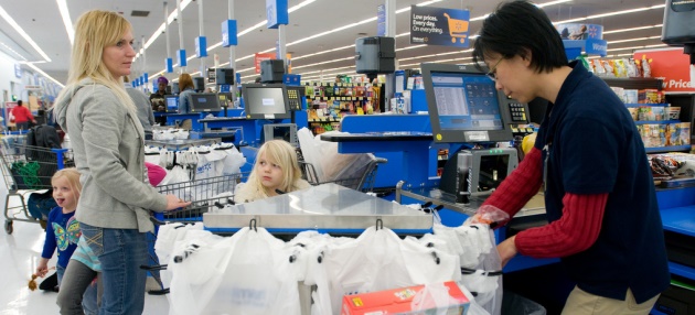 Cashier at Walmart