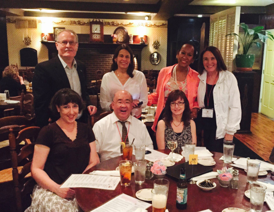 Standing l to r: Greg Sorozan, Ellen Cobb, Ivonne Moreno-Velazquez, Maureen Duffy; Seated l to r: Jessi Eden Brown, DY, Kathy Rospenda 